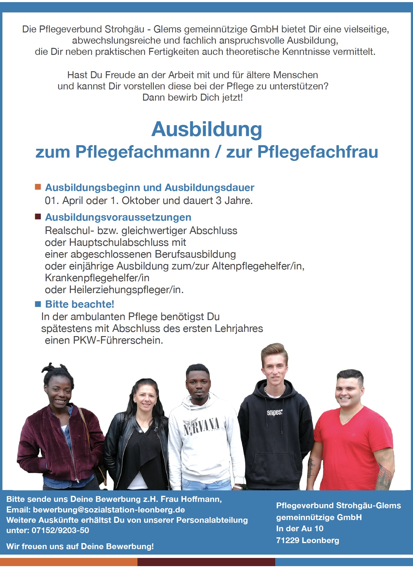 Stellenausschreibung Azubi